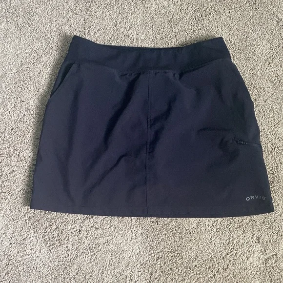 Orvis Black Ladies Skort M - Picture 3 of 7